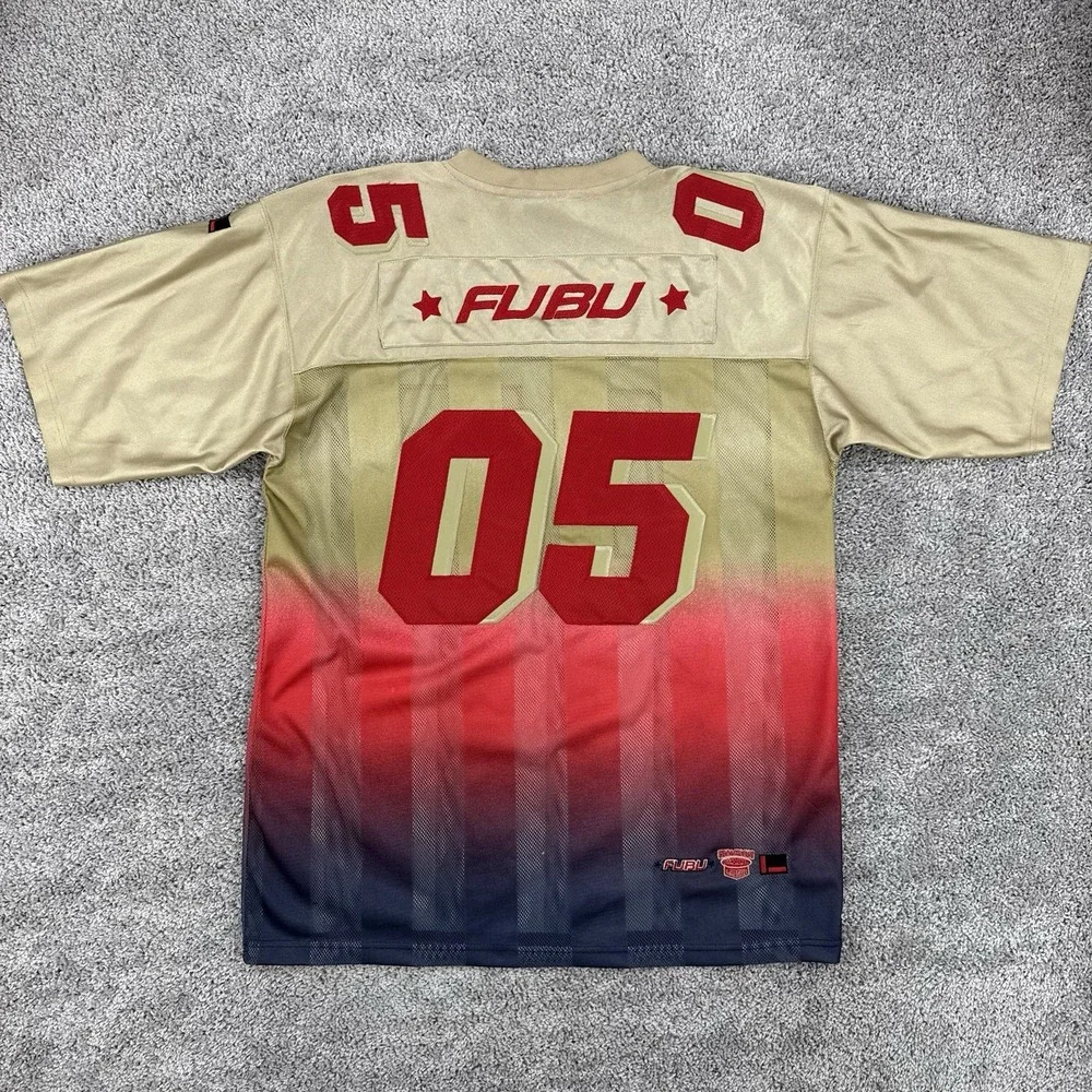 VTG 90s FUBU 05 Jersey Men's L Classic Edition Ombré Champions League Streetwear